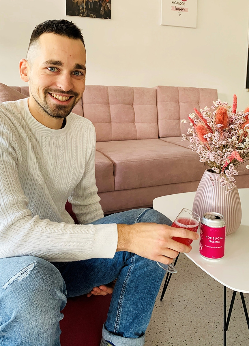 Kombucha cu zmeură bio 5+1 gratis