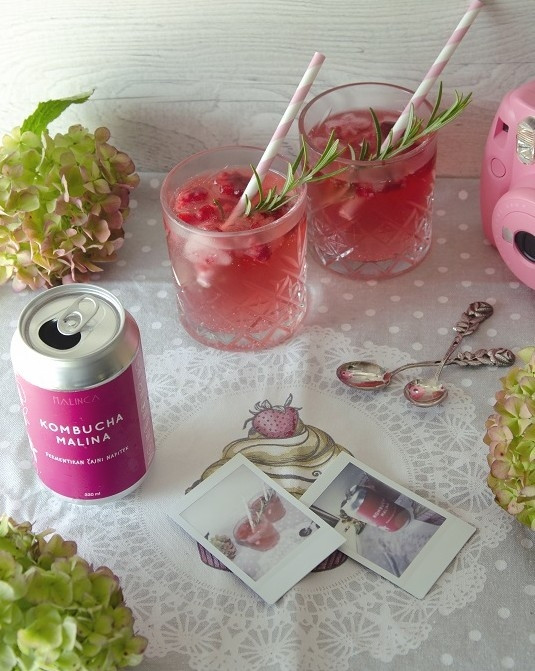 Kombucha cu zmeură bio 5+1 gratis
