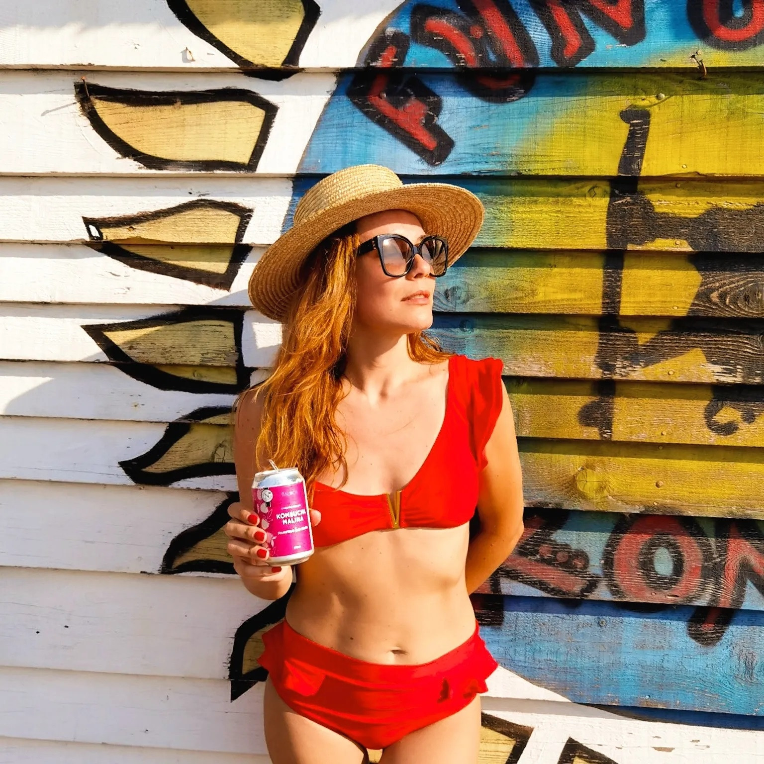Kombucha cu zmeură bio