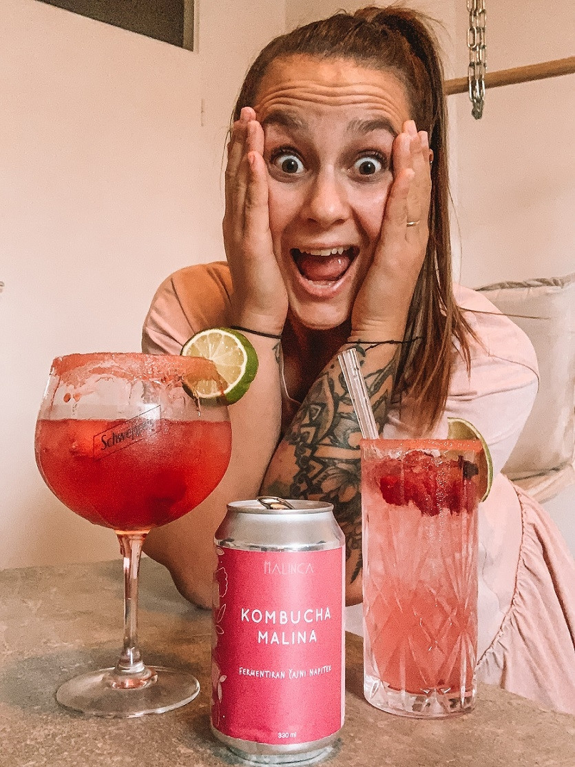Kombucha cu zmeură bio 5+1 gratis
