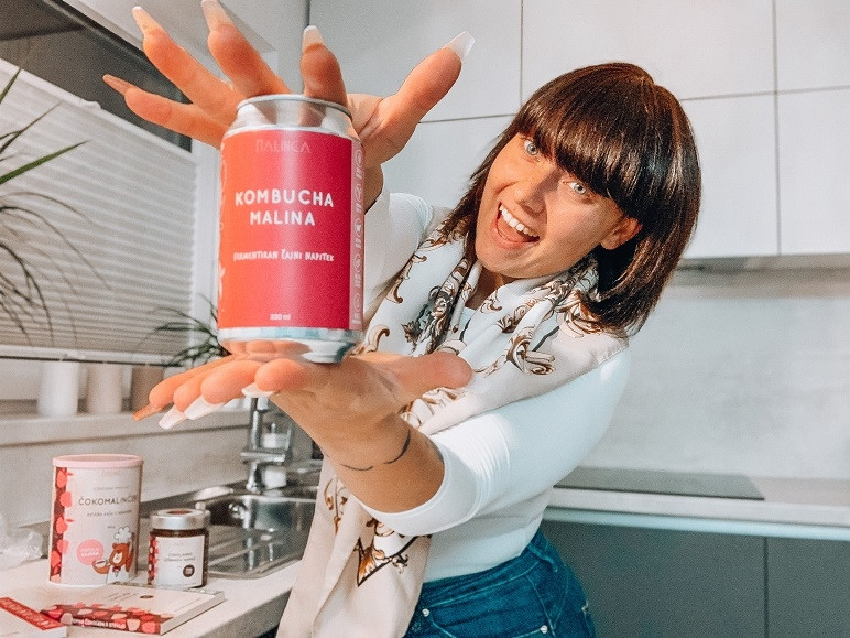 Kombucha cu zmeură bio 5+1 gratis