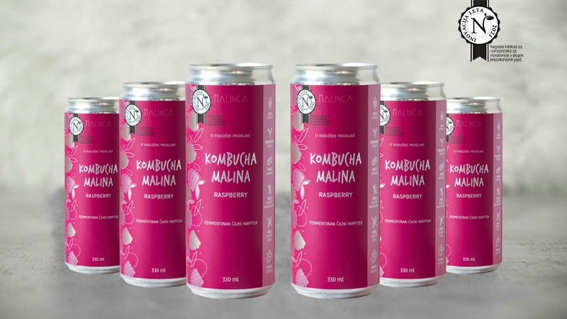 Kombucha cu zmeură bio 5+1 gratis