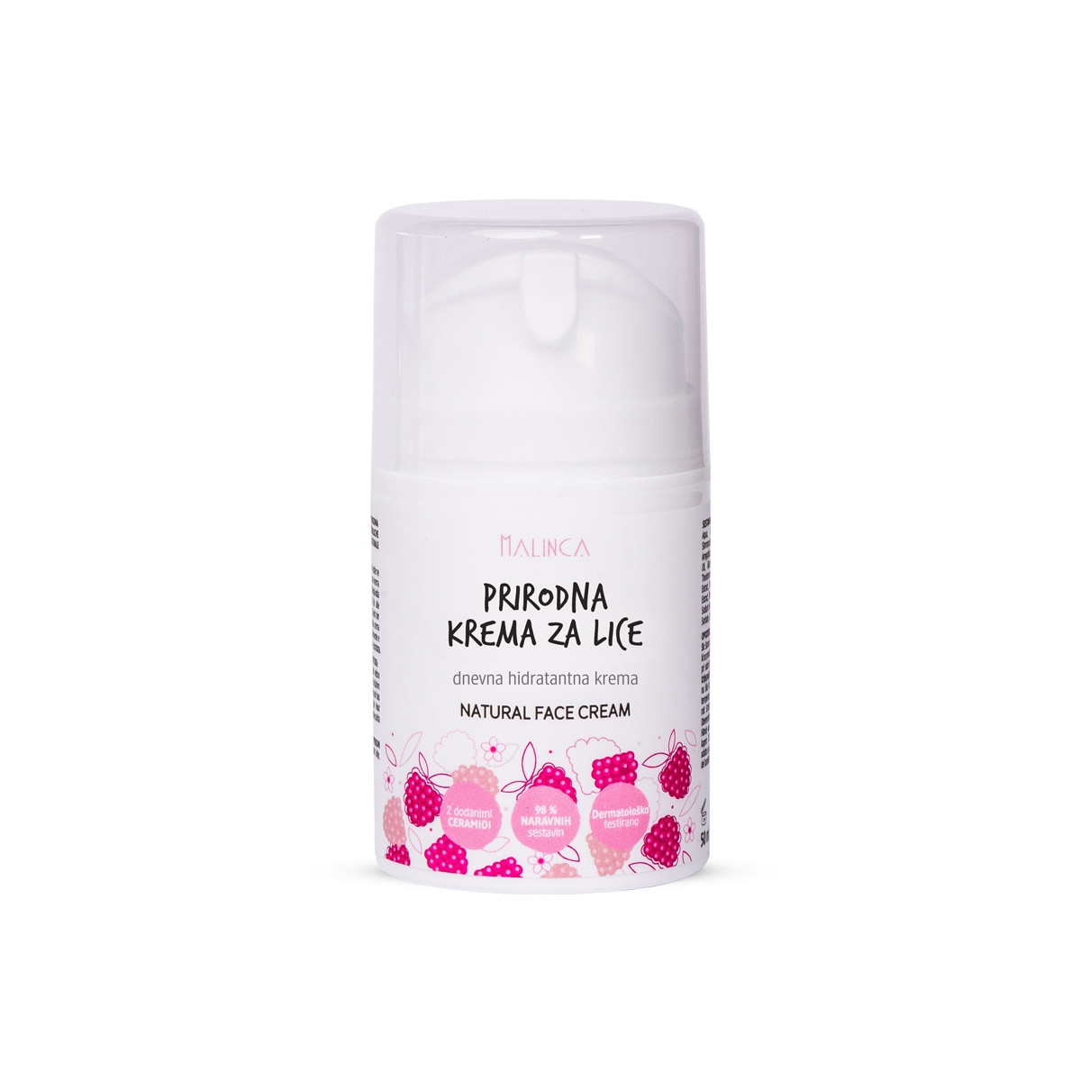 Cremă naturală hidratantă pentru față 
