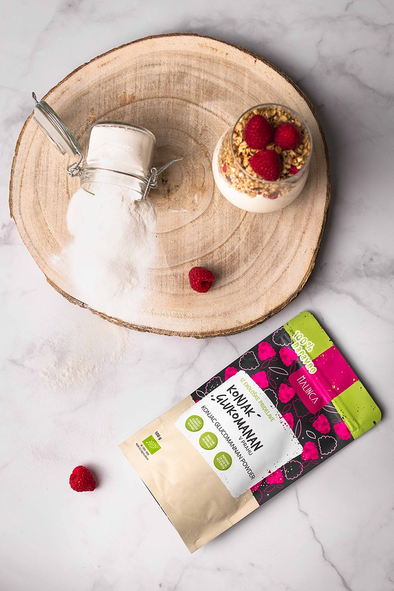 Konjac glucomannan pudră bio