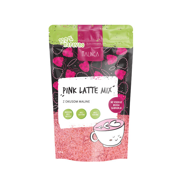 Pink latte mix 