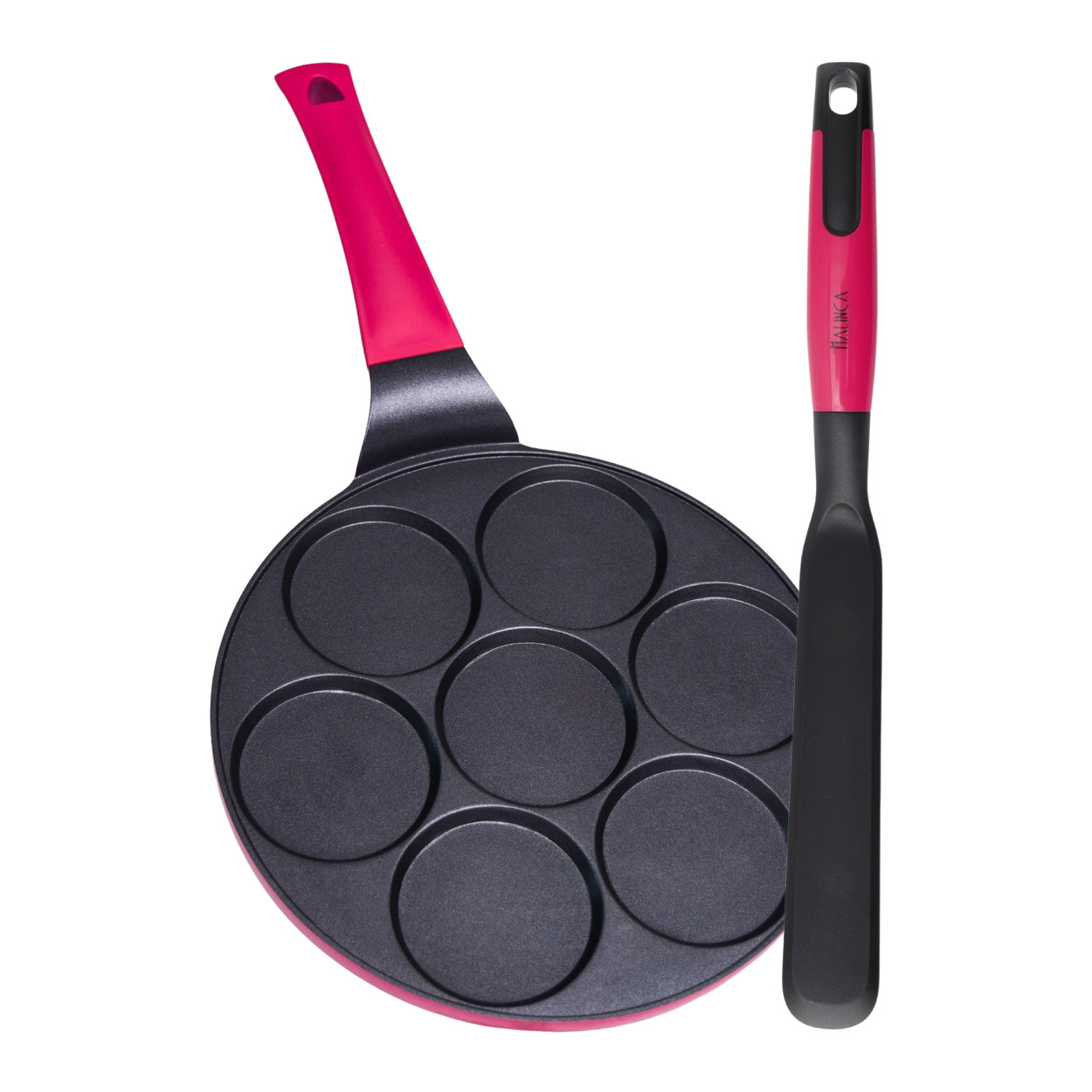 Set tigaie pentru mini clătite și spatulă