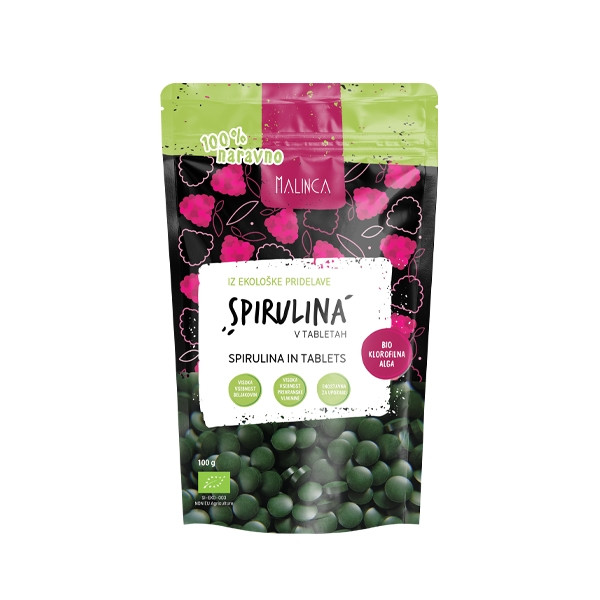 Spirulină în tablete bio