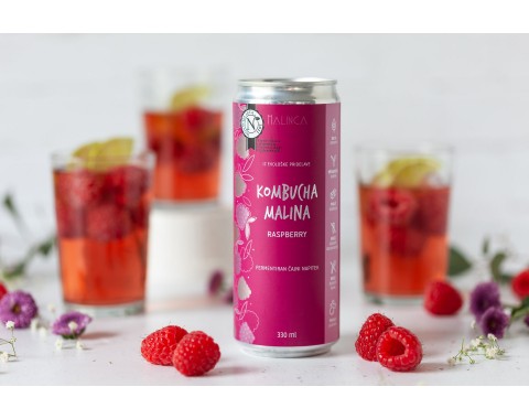 Kombucha malina 330ml
