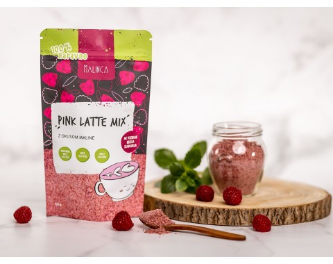 Pink latte mix