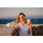 Pink latte mix na morju