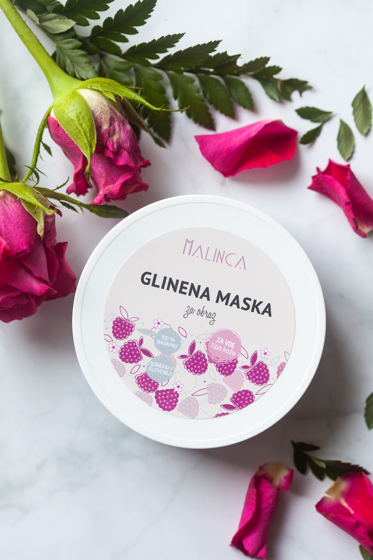 Glinena maska za obraz - za vse tipe kože 80g