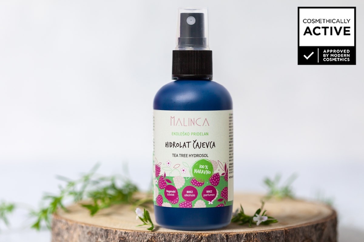 Hidrolat (tonik) čajevca iz ekološke pridelave 100ml