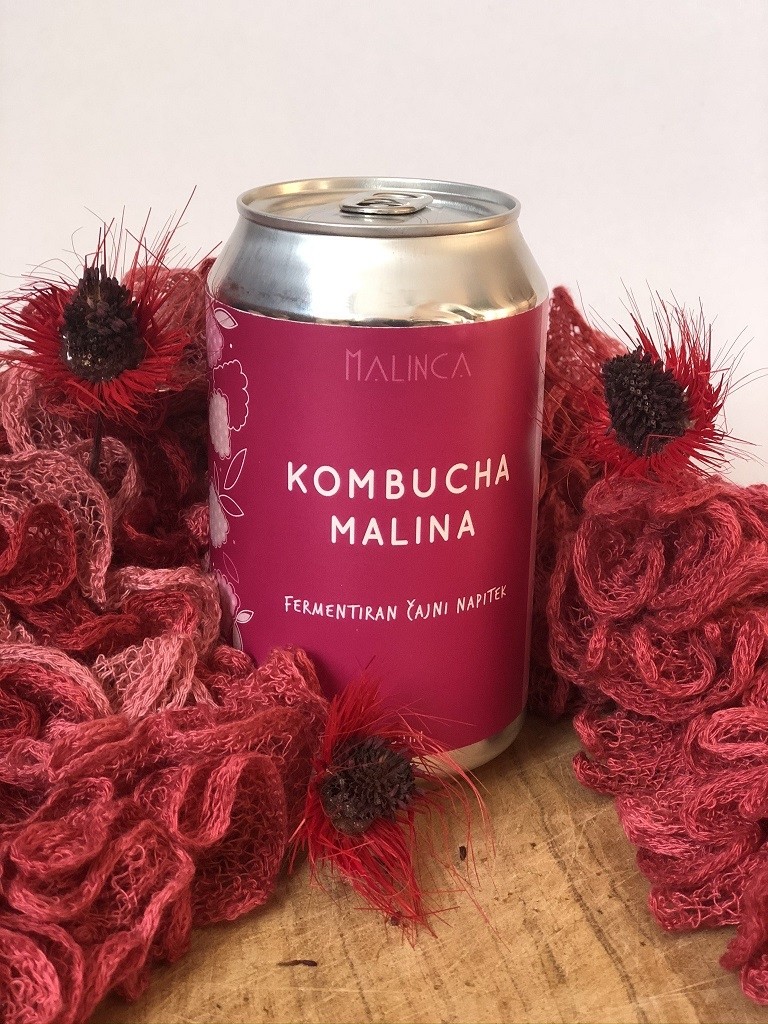 Kombucha malina 330ml