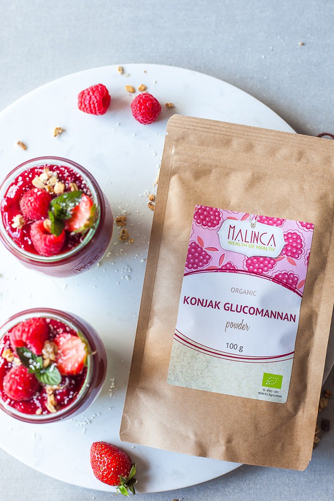 Organic Konjac Powder 100g Malinca.eu