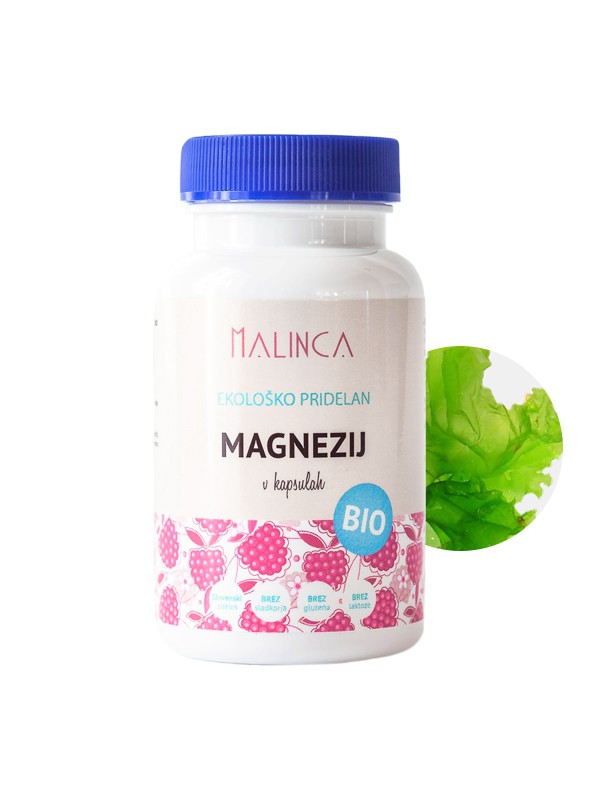 Magnezij iz ekološke pridelave (60 kapsul)