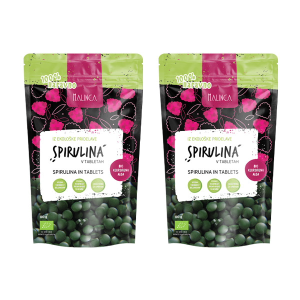 Organic Spirulina Tablets 2 x