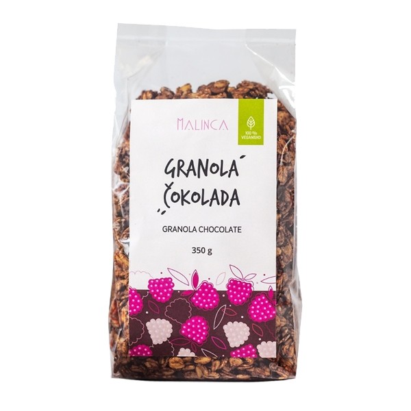 Homemade granola with chocolate