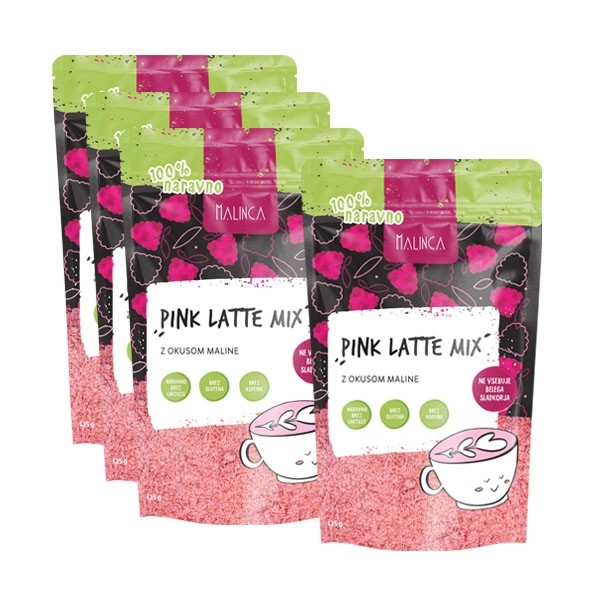 Pink latte mix