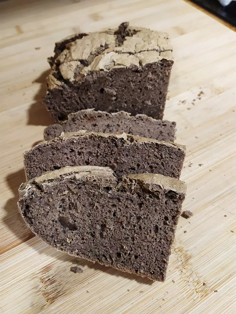 Buckwheat quick bread 