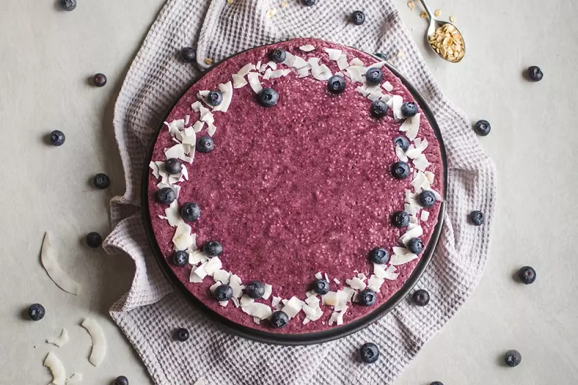 Tort de budincă de chia ușor