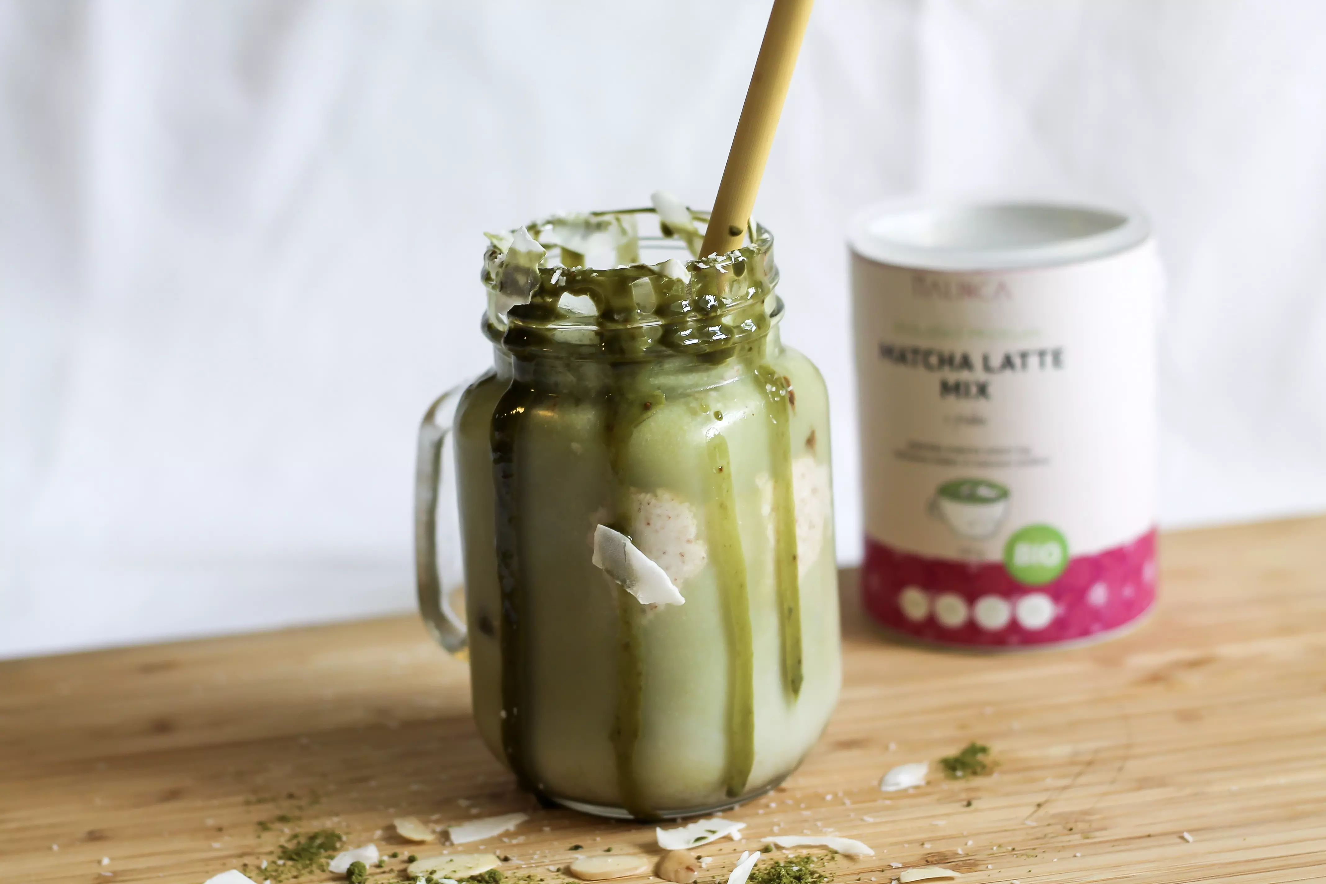 Băutură rece cu mix de Matcha latte