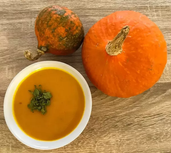 Creamy pumpkin soup