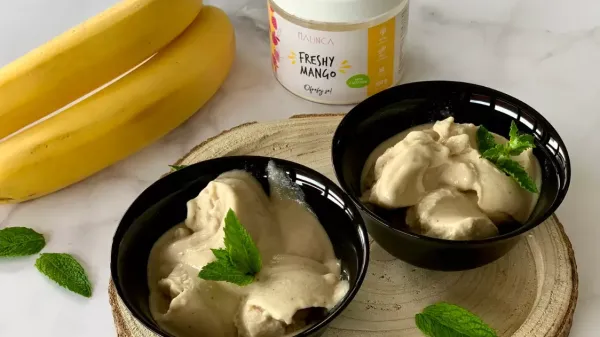 Înghețată de mango de casă fără zahăr